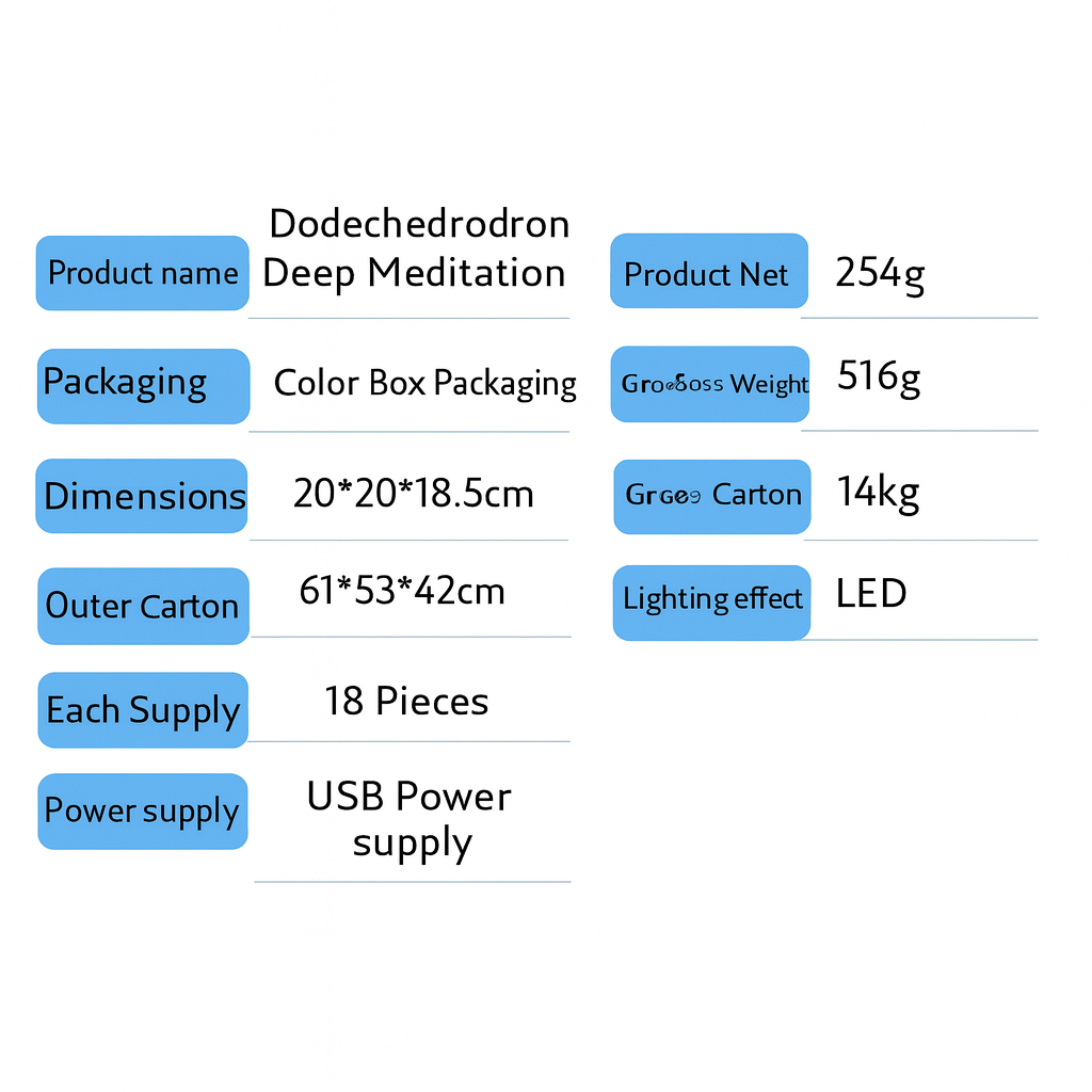 Geometric LED Infinity Lamp – 360° Neon Space Light | Nova Shop AI