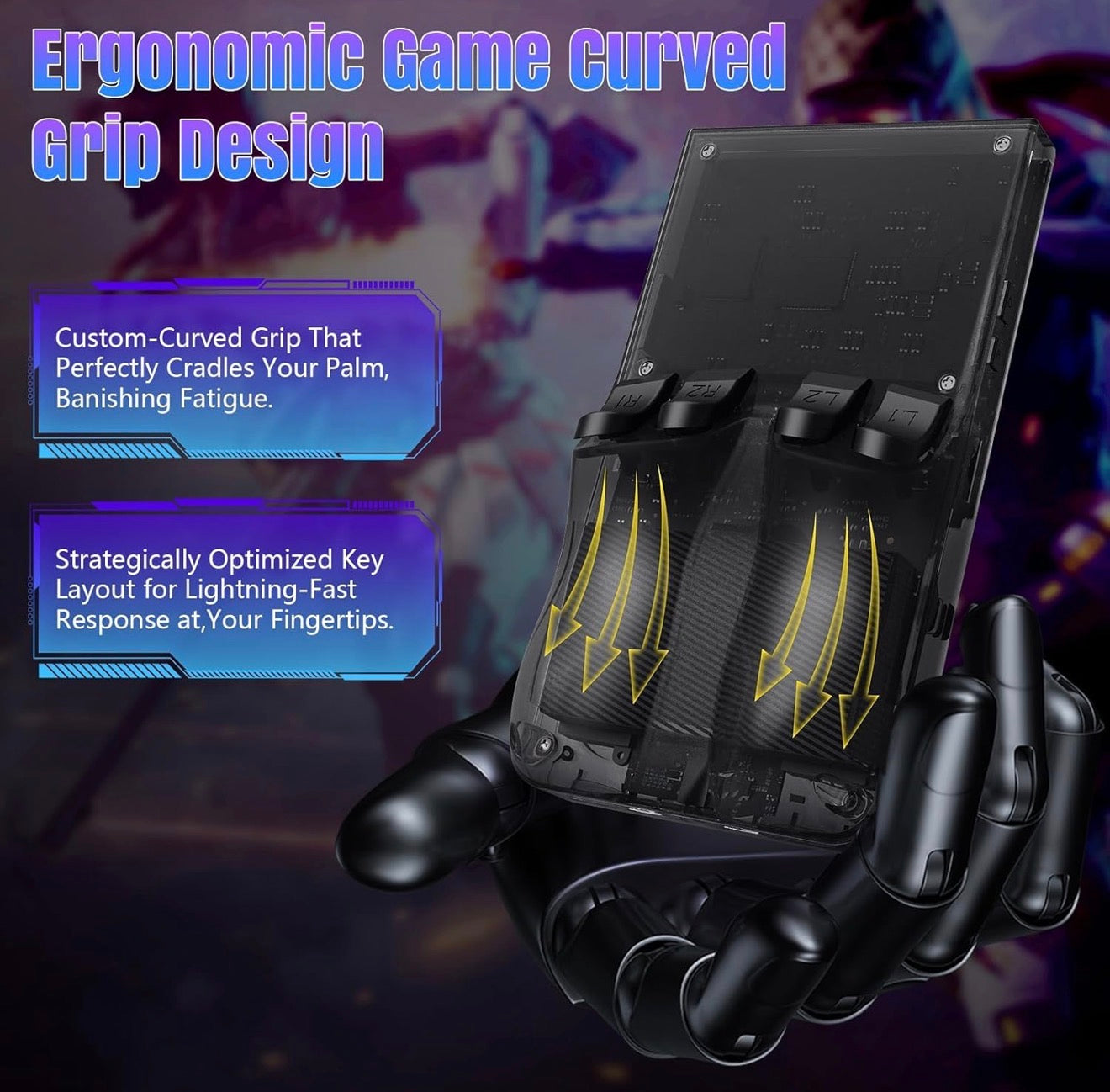 R36MAX™ Retro Gaming Console – 4” HD Screen | 18,000+ Games | 64GB | Dual Joystick