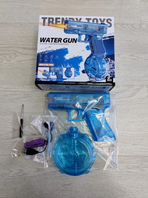 Electric Rechargeable Water Gun Pistol – High Pressure | Kids & Adults | Summer Fun 2025