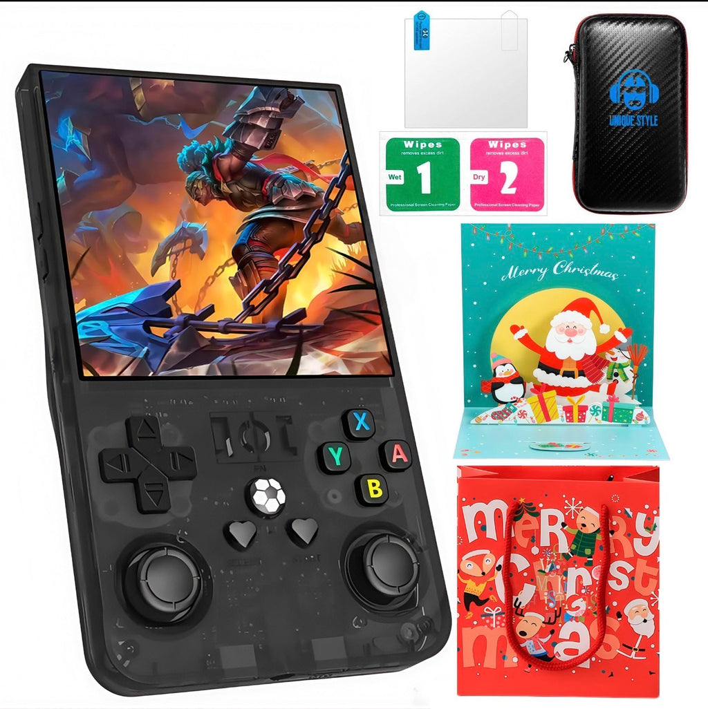 R36MAX™ Retro Gaming Console – 4” HD Screen | 18,000+ Games | 64GB | Dual Joystick