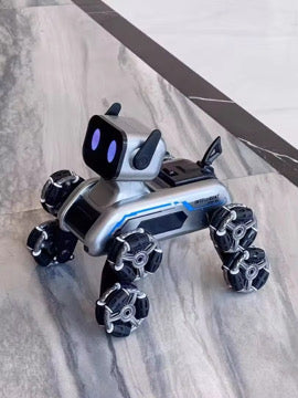 Coming Soon.Electric Robo RC Dog with 8 Wheels Toy Stunts