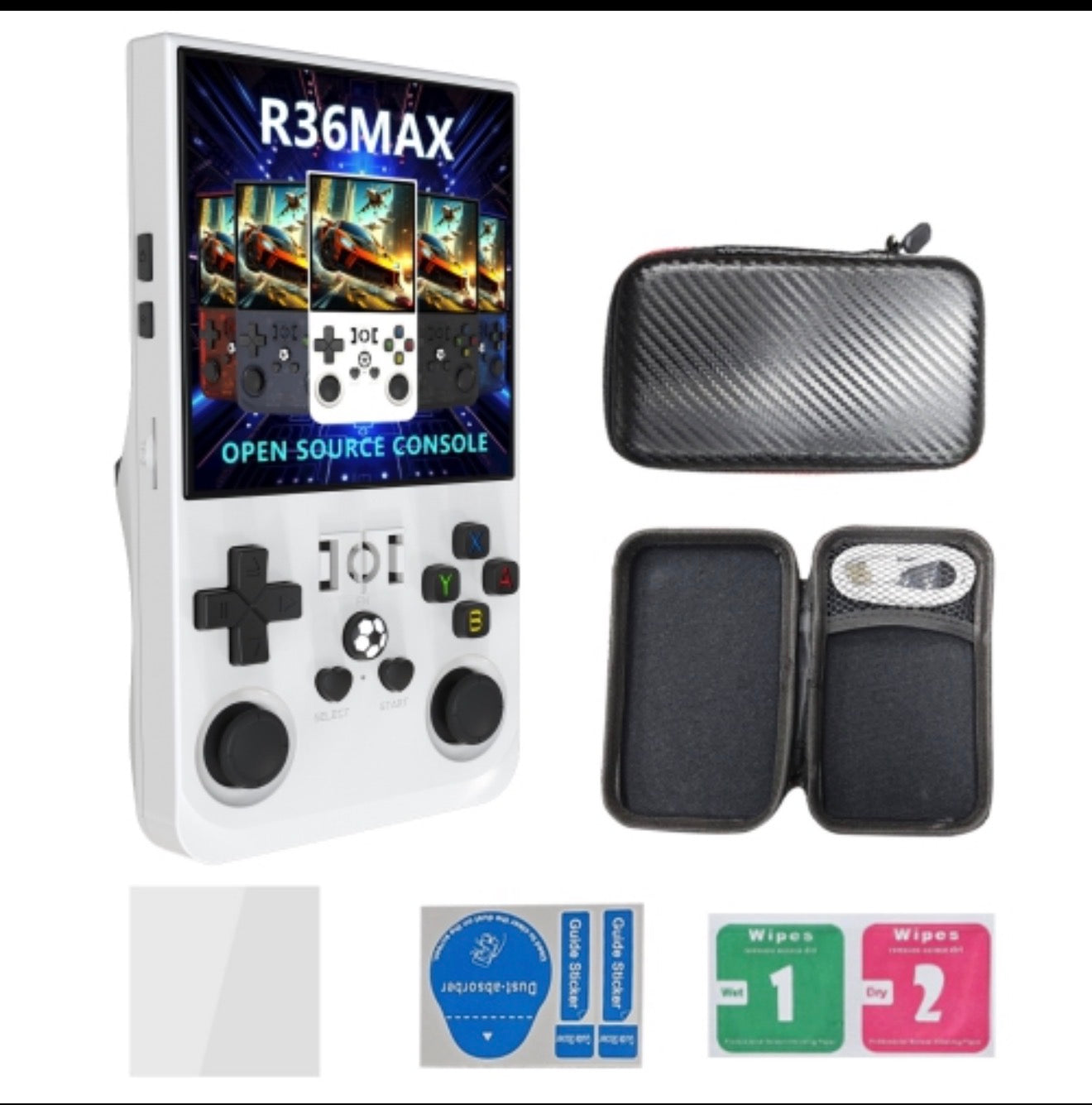 R36MAX™ Retro Gaming Console – 4” HD Screen | 18,000+ Games | 64GB | Dual Joystick