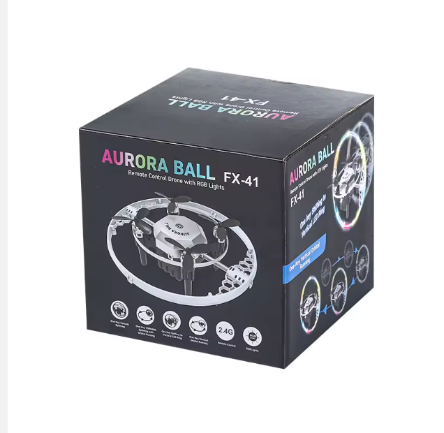 🌈 FX41 Rainbow UAP Drone™ – The Flying RGB Light Orb